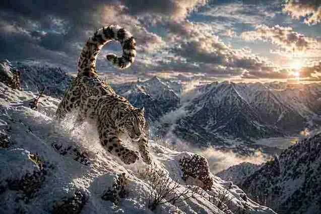 Ladakh Winter Wonderland Frozen Pangong Lake & Snow Leopard Trail