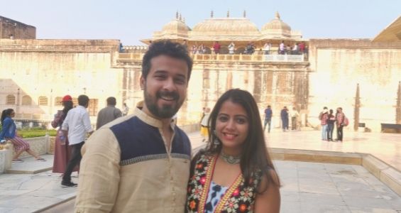 Pratik and Sharvari Gaokar